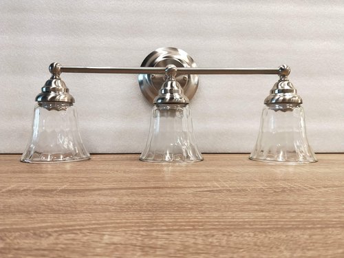 Ceiling Fan Light Covers, Glass Replacement Shades for Ceiling Fans, and Light Fixtures, Bell Shape Clear Glass with Decorative Hammered Finish. Hight 4.75” – Width 4.9” – Opening Fitter Size 2.25”.