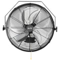 Xcity 18 Inch Metal Wall Mounted Fan, Max 4200 CFM High Velocity Industrial Fan with 3 Speeds & 360°Adjustable Tilt for Warehouse, Workshop, Greenhouse, Commercial