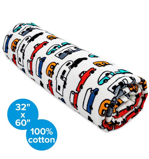 Camco Life is Better at The Campsite Beach Towel - The Perfect Accessory for a Day at The Beach or Pool - Features an RV Design Pattern - 32-Inches x 60-Inches (53303)