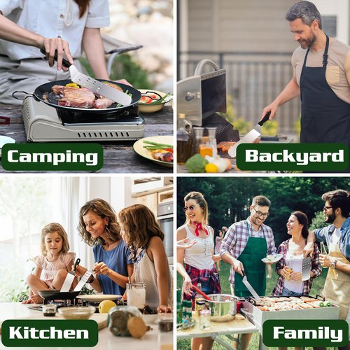 134 Pcs Griddle Accessories Kit for Blackstone - Perfect Flat Top Grill Accessories for Outdoor, Professional Round Melting Dome with Cast Iron Smash Burger Press for Barbecue.