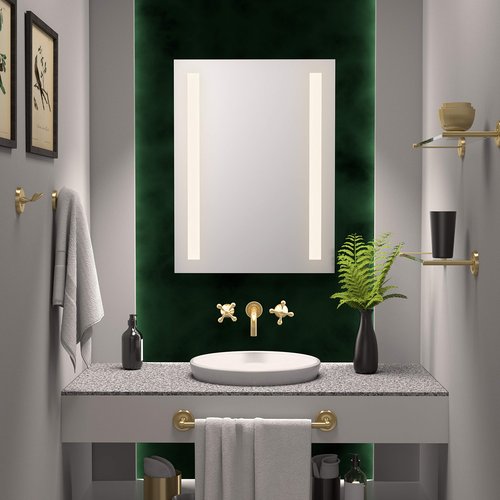 Gatco 5056 Designer II 2 Hook Double Robe Hook, Wall Mounted Hook for Bathroom Towels & Robes, Brushed Brass