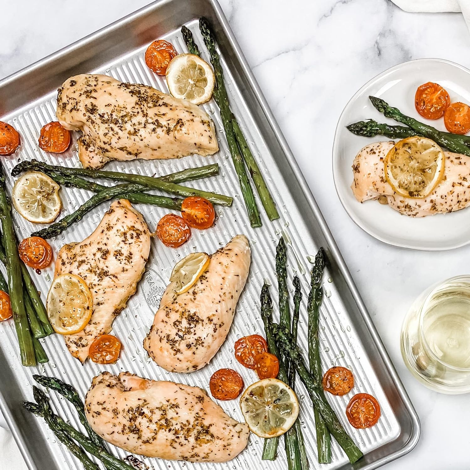 USA Pan Bakeware Nonstick Baking Sheet Pan - Extra Large Aluminized Steel for Perfect Baking