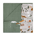 Babyletto 100% Organic Cotton Quilt, GOTS-Certified, 3-Layers of Ultra-Soft and Breathable Muslin - Calfornia