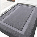OLANLY Waterproof Front Door Mat - All-Season Indoor/Outdoor Doormat, Easy Clean, 35x23, Classic Gray