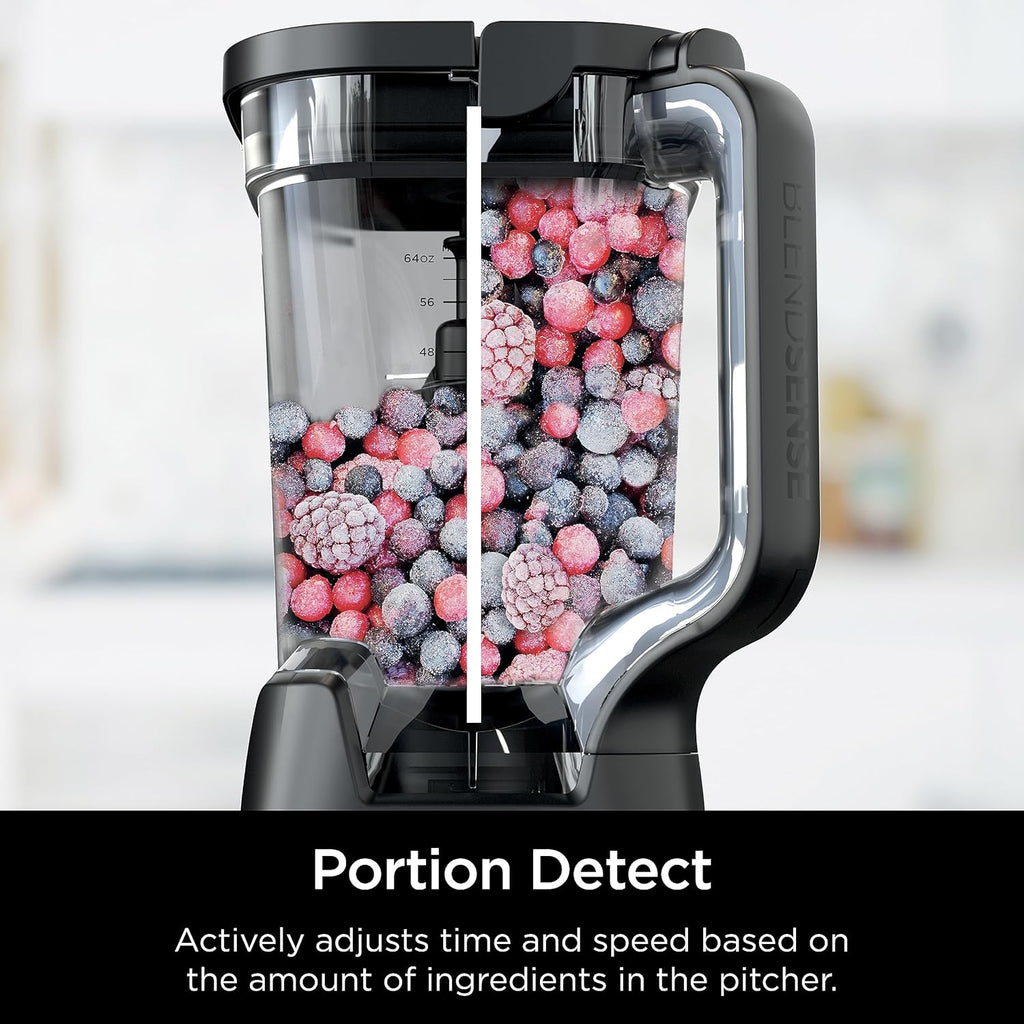 Ninja Blender & Food Processor - All-in-One Kitchen Appliance for Smoothies & More | 72 oz. Pitcher & (2) 24 oz. To-Go Cups | 1800 Watt | Black | TB301