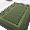 OLANLY Waterproof Front Door Mat - All-Season Indoor/Outdoor Doormat, Easy Clean, 35x23, Classic Green