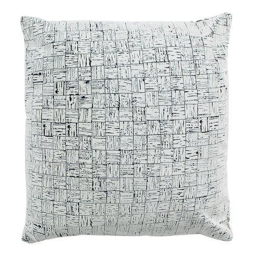 SAFAVIEH Home Halina White and Black 18-inch Decorative Pillow Pillow
