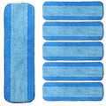 INFICRIME 6 Pack Microfiber Cleaning Pads Compatible with Bona Mop, Reusable Microfiber Mop Pads for 18 Inch Mop, Hardwood & Hard Surface Floors Replacement Cleaning Mop Pads, Machine Washes