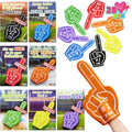 JOYIN 28 Pcs Valentines Day Foam Fingers with Cards for Kids, Valentine’s Greeting Cards, Classroom Exchange Gift for Kids, Holiday Reward Prizes and Party Favor