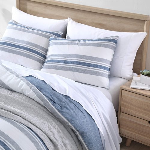 Nautica Home | Bay Shore Collection| Comforter Set- 100% Cotton Ultra Soft