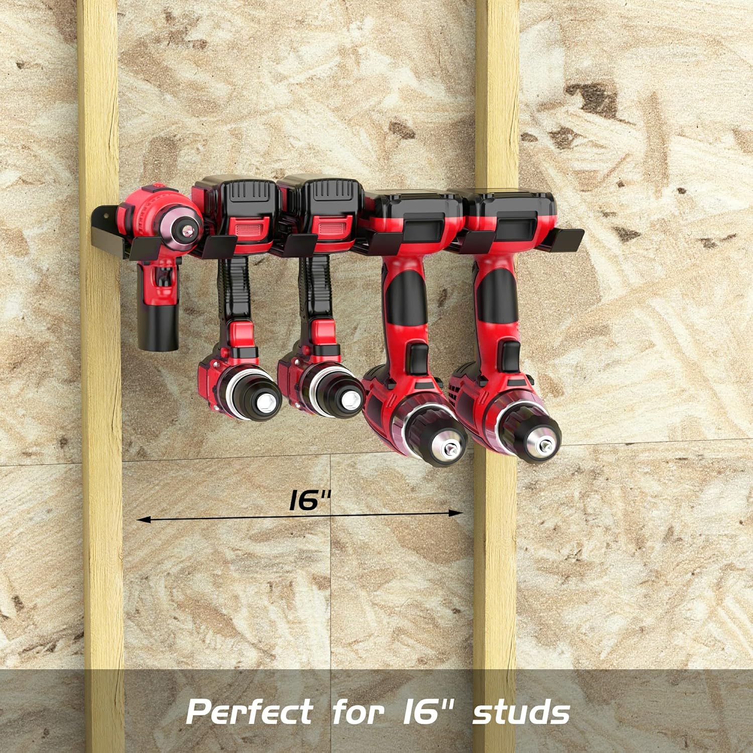 Ultrawall Power Tool Organizer - Heavy Duty Wall Mount Drill Holder for Garage Storage Solutions