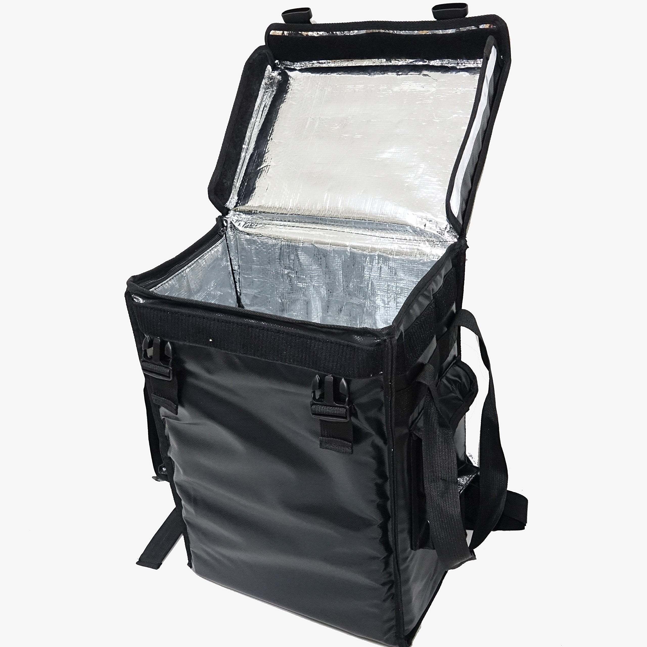 Packir PK-34V: Small Food Delivery Backpack for Hot and Cold 13" L x 9" W x 18" H, Beverage Delivery Carrier, Drinking/Coffee Take Out Delivery Box, Thermal Bags, Top Loading