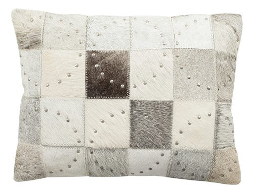 Safavieh Pillows Collection Phoebe Throw Pillows (Set of 2), 14" x 20", Grey