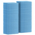 Avalon Towels Microfiber Cleaning Cloths (Value Pack of 48) - Size 16 x 16 Inches, Highly Absorbent Cleaning Rags, Lint Free, Reusable and Washable, Microfiber Towels for Cars