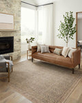 Loloi Angela Rose Aubrey Collection AUB-04 Sage/Bark 2'-6" x 12'-0", .19" Pile Height, Runner Rug