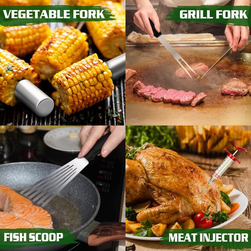 134 Pcs Griddle Accessories Kit for Blackstone - Perfect Flat Top Grill Accessories for Outdoor, Professional Round Melting Dome with Cast Iron Smash Burger Press for Barbecue.