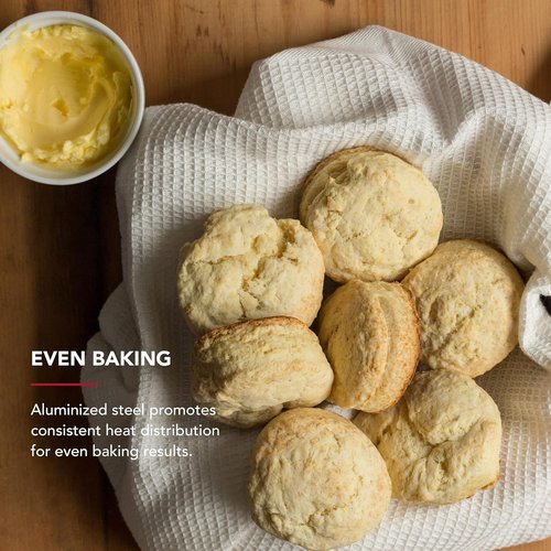 KitchenAid Non-Stick Baking Sheet - 13x18 Inch | Durable Evergreen Design for Easy Baking