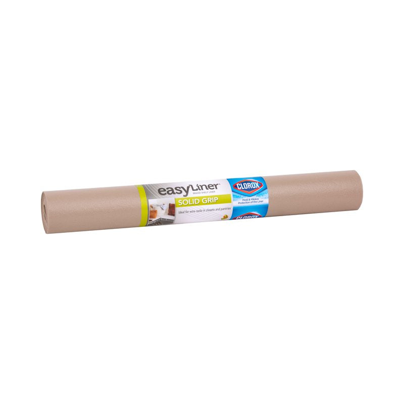 Solid Grip Shelf Liner - Taupe, 20 in x 6 ft Roll