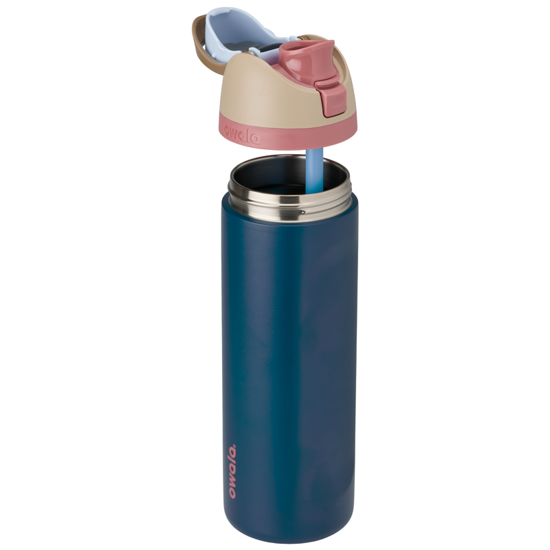 Insulated Stainless Steel Water Bottle, 24oz - Sleepy Skies Navy