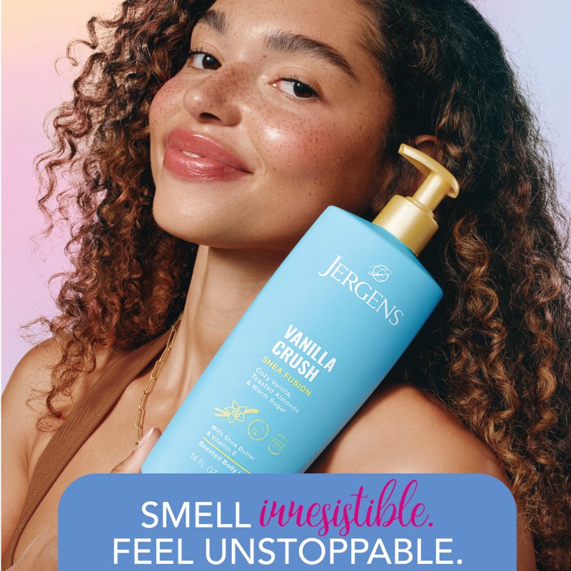 Shea Fusion Vanilla Crush Scented Body Lotion - Moisturizing Dry Skin