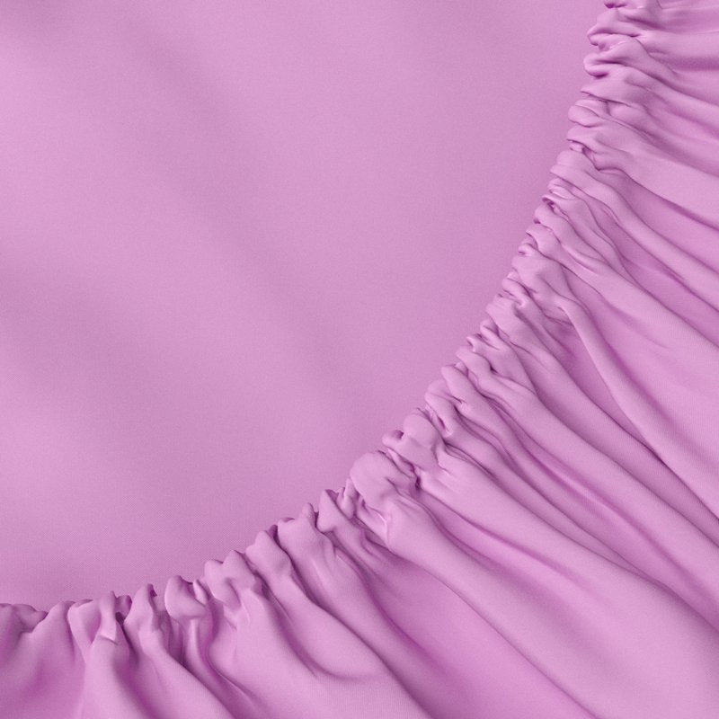 Kids Microfiber Bed Sheet Set Queen Vibrant Orchid 4 Pieces