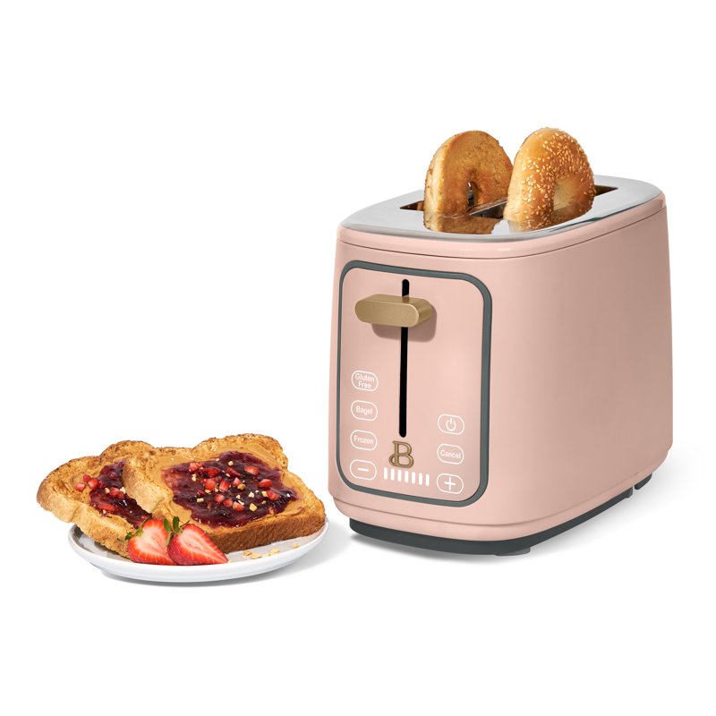 2-Slice Toaster with Touch Display - Rose