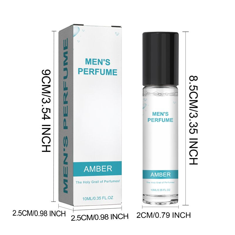 Pheromone Cologne for Men - Long-Lasting Fresh & Musky Fragrance, 0.35 fl oz