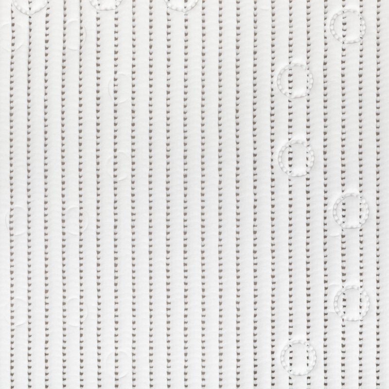White Cushioned Bathtub Mat with Suction Cups - 17 x 36 Inches - Variation of THIS listing