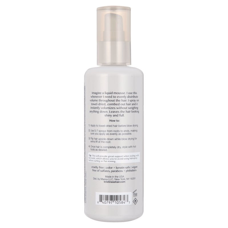 Volumizing Hair Thickening Spray for Instant Fullness and Style Support