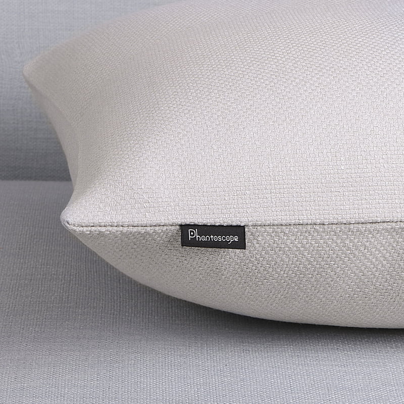 Farmhouse Series Triple Button Decorative Throw Pillow - 18 x 18 Inches, Off-White, 2 Pack - Variation of 3Button-Offwhite