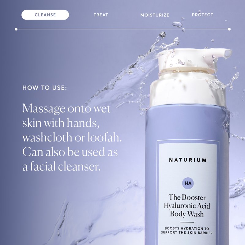 Hyaluronic Acid Body Wash - Ultra-Hydrating Gel Cleanser, 16.9 fl oz