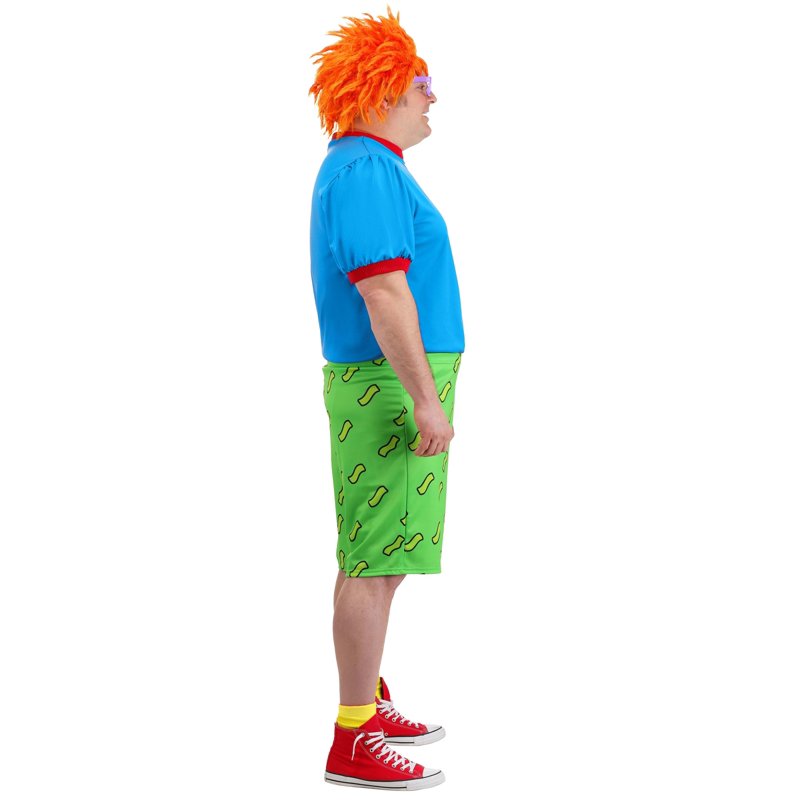 Plus Size Rugrats Chuckie Costume for Men 3X - Halloween Dress Up