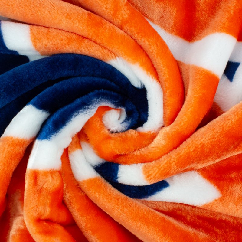 Auburn Tigers College Covers Fan Shop Throw Blanket 63x86 Inches - Soft Raschel Style