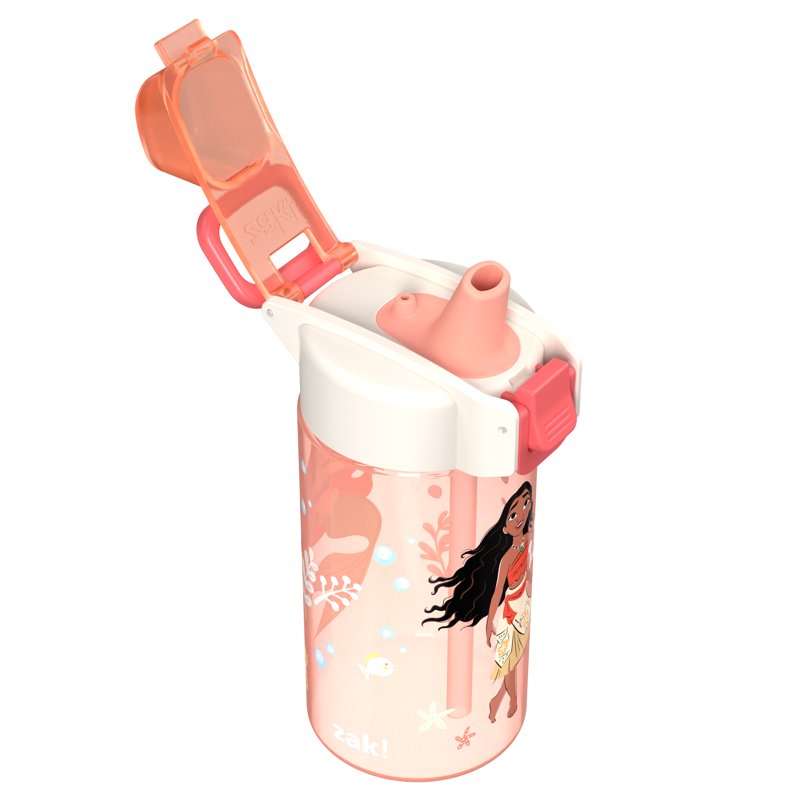 16oz Princess Pink Water Bottle with Leak-Proof Lid