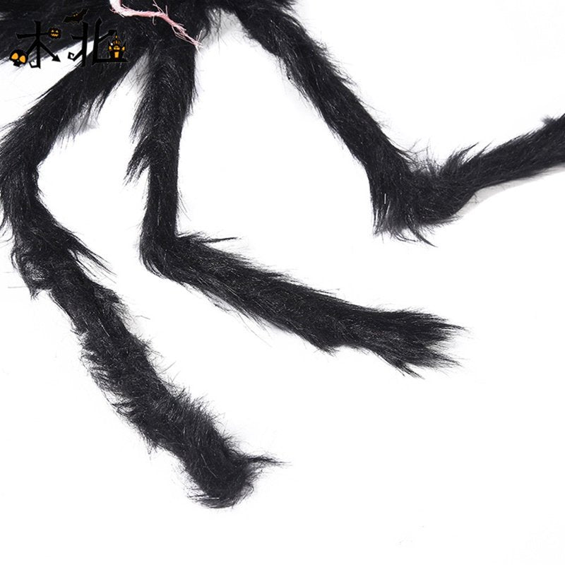 Blue 30-Inch Super Scary Halloween Spider with Skeleton Decor for Yard Indoor Outdoor Haunted House