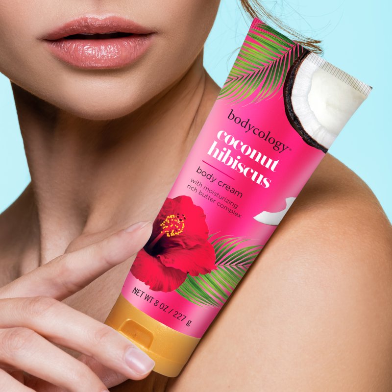 Coconut Hibiscus Shea Butter Body Cream - Ultra-Hydrating Moisturizer, 8 oz