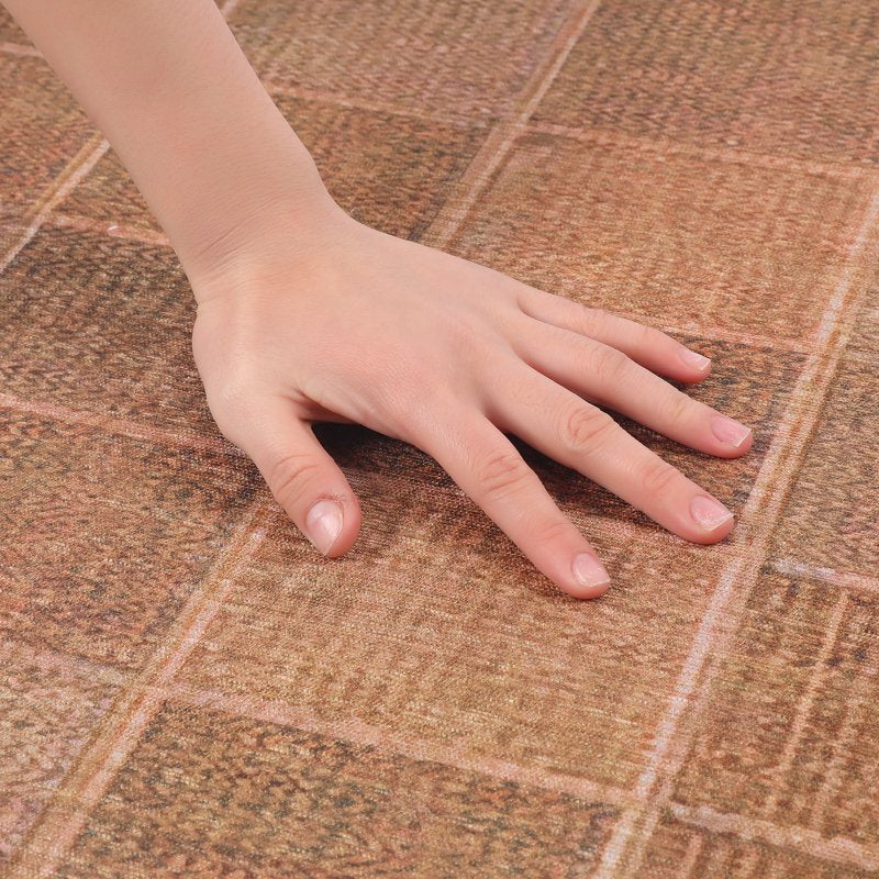 Bath Floor Mat 20x32 Inches Brown Absorbent Non-Slip Quick Dry Bathroom Rug