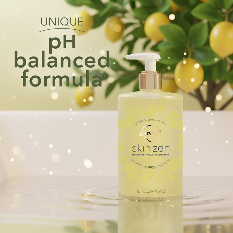 Liquid Hand Soap - Skin Zen with Lemon & Yuzu, 16 fl oz