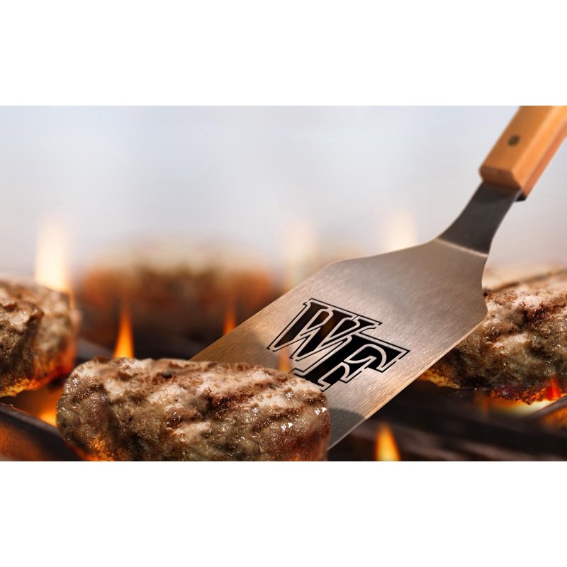 BBQ Tool Set - Wake Forest Demon Deacons - Sportula, Tongs & Fork