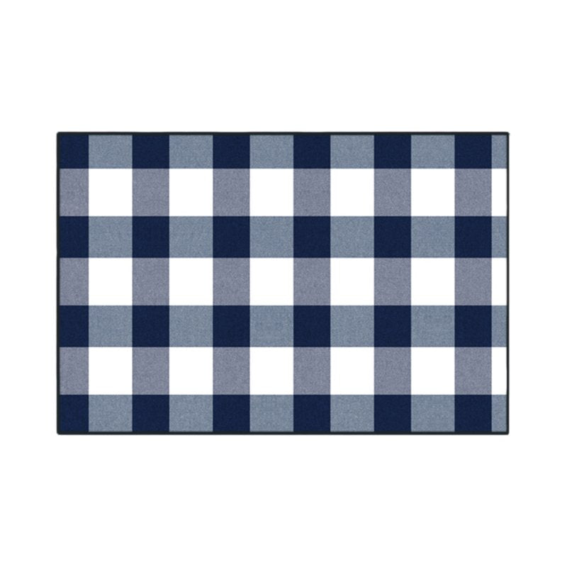 Blue Halloween Door Mat - Non-Slip Absorbent Outdoor Rug for Front Porch & Entryway
