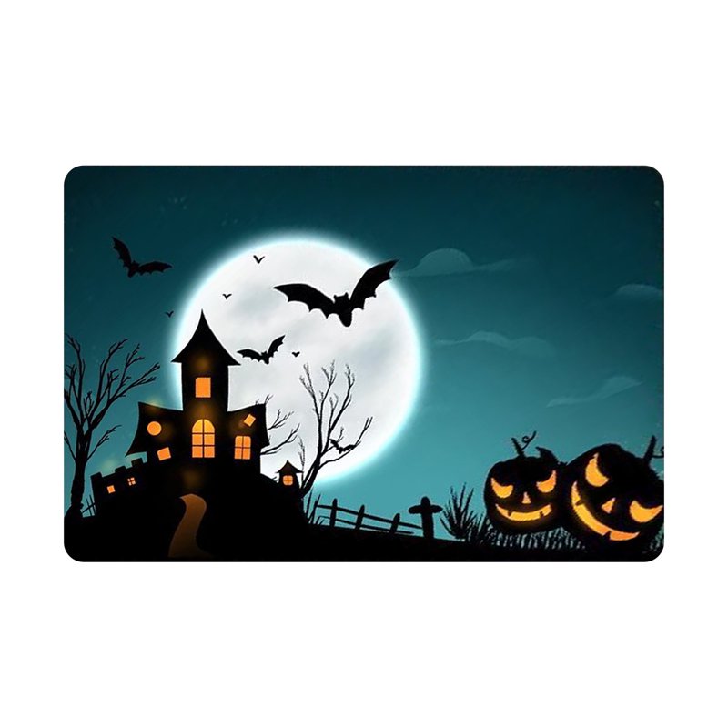 Halloween Rugs for Bedroom and Floor - Spooky Home Decor with Pumpkin Design (Variation A#152)
