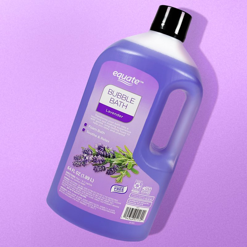 Lavender Bubble Bath - Soothing Foam for Relaxation, 64 fl oz