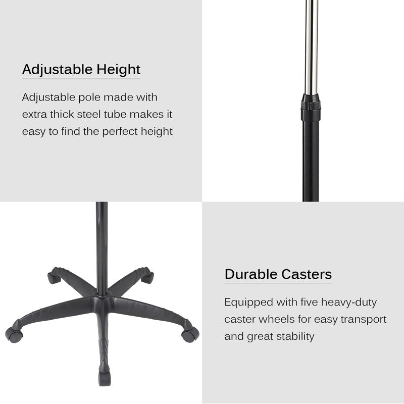 1300W Adjustable Stand Up Hooded Hair Dryer for Home & Salon