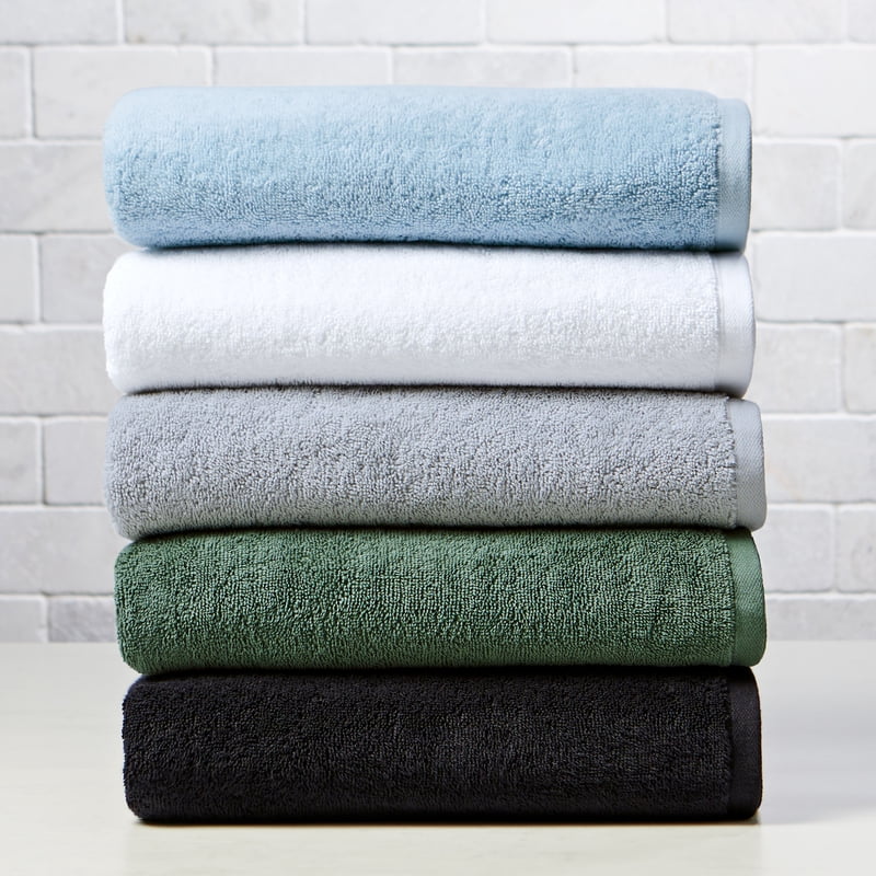 Bath Towel Set with 6 Pieces - Arctic White, Soft & Absorbent Cotton