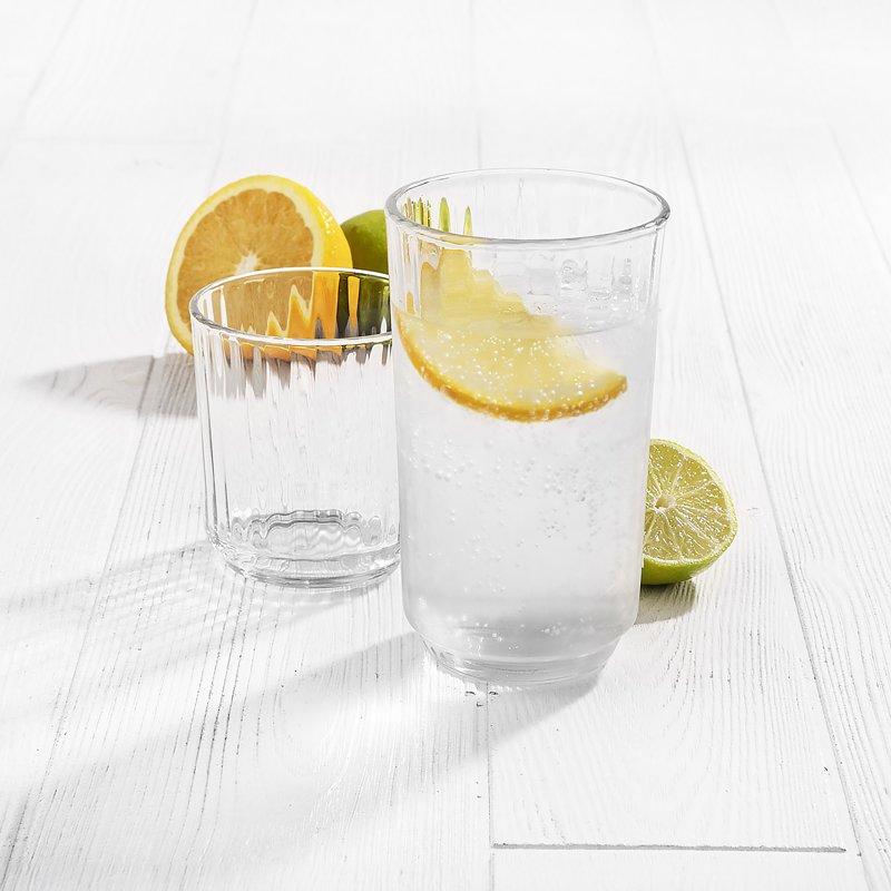 12-Piece Clear Drinkware Set - Elegant Glassware for Any Occasion