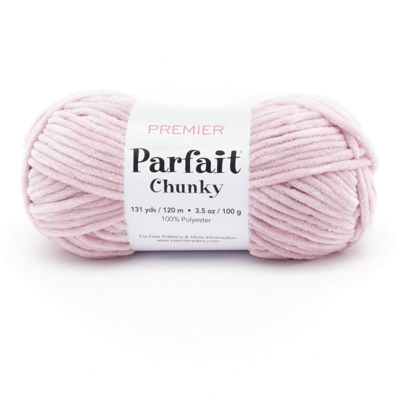 Parfait Chunky Polyester Chenille Yarn - Turquoise 1150-34, Soft & Washable