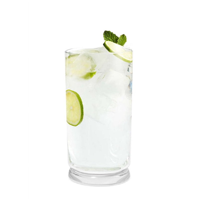 16-Ounce Clear Glass Tumbler - 2 Pack