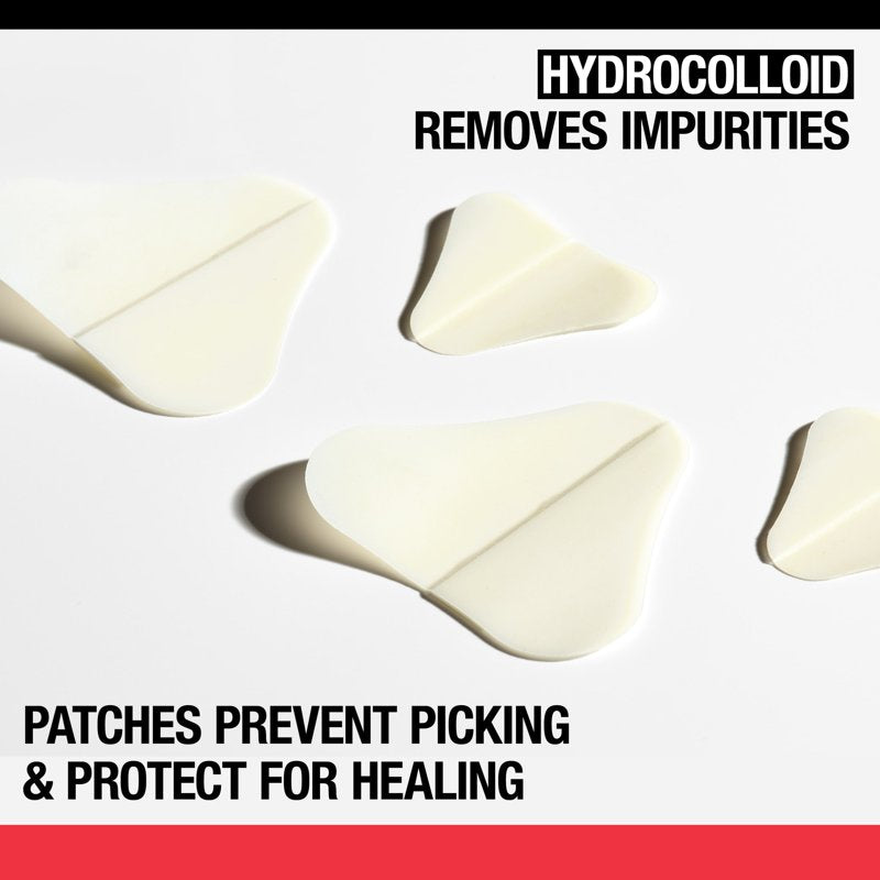 Hydrocolloid Acne Pimple Patches - Ultra-Thin Blemish Treatment, 10 Count