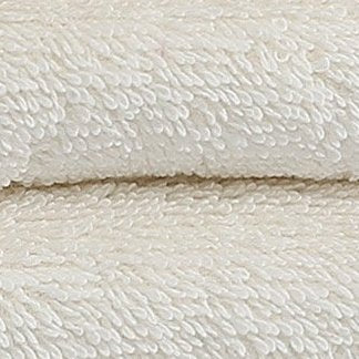 Turkish Cotton Washcloths Set of 6 - Cream, Absorbent Spa & Hotel Quality