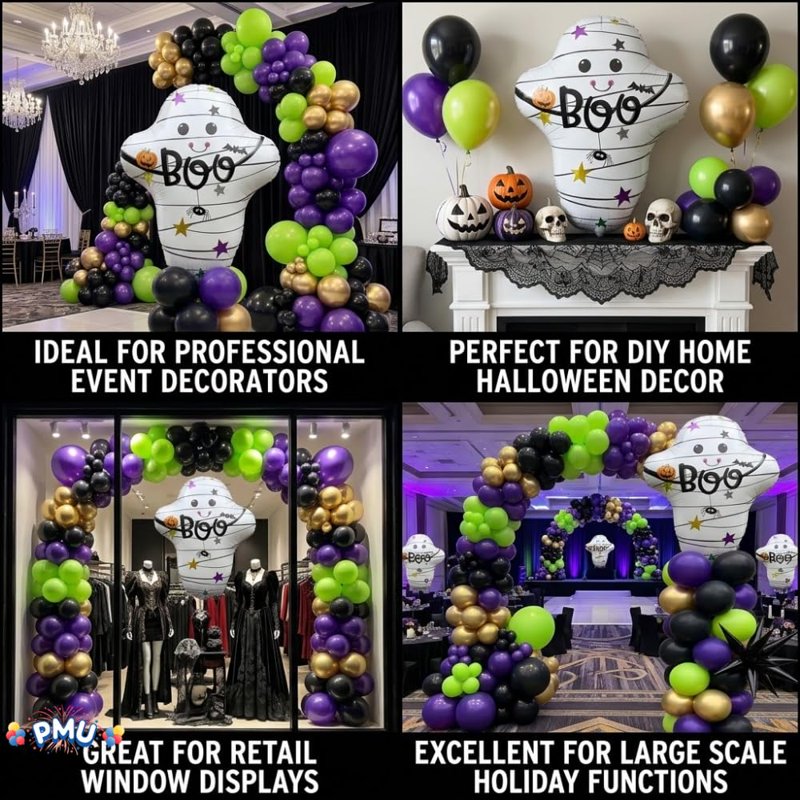 Halloween Mummy Ghost Balloon 25 Inch - Spooky Party Decorations, Pack of 1